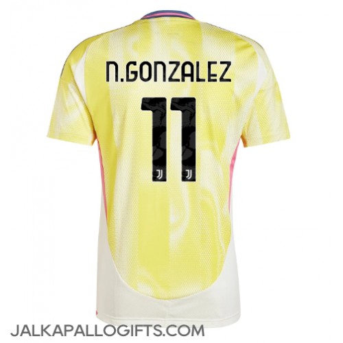 Juventus Nicolas Gonzalez #11 Vieraspaita 2024-25 Lyhythihainen